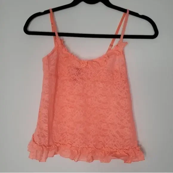 Victoria's Secret The Lacie Ruffled Tank Top - Picture 1 of 7